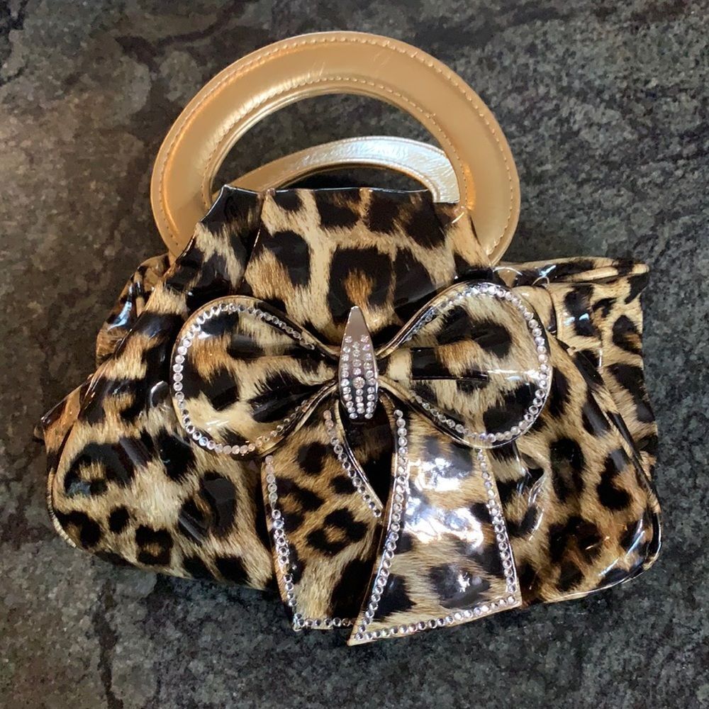 Ins patent look whimsical bag